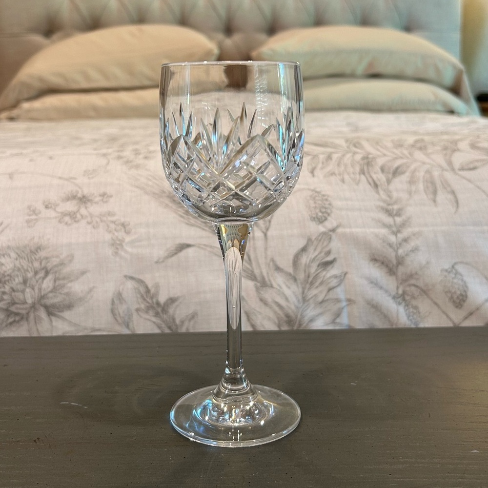 Elegant Bohemia Crystal Wine Glass Goblet